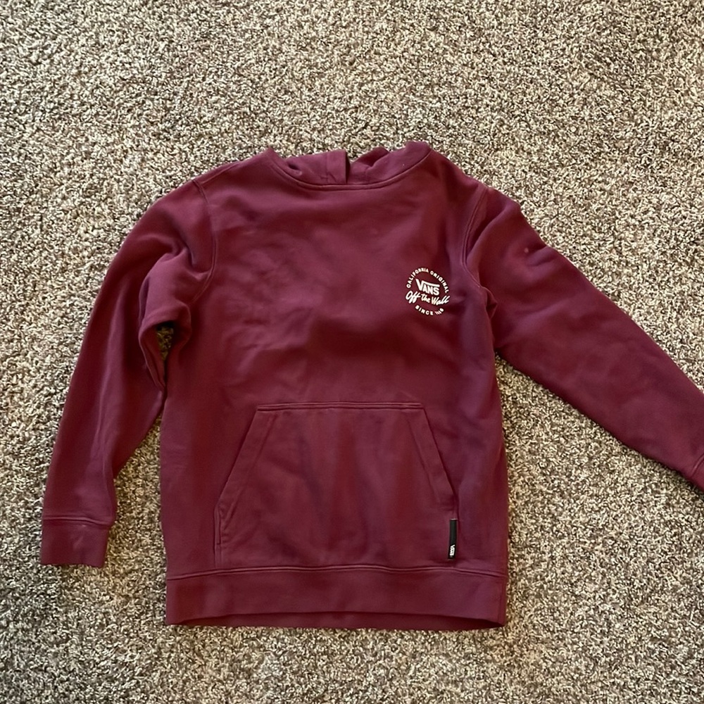Maroon hoodie boys medium